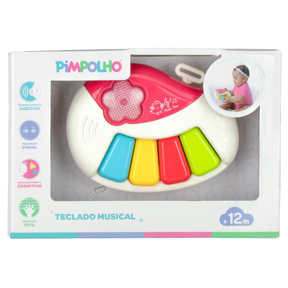Teclado Musical Para Bebê Sortido Pimpolho