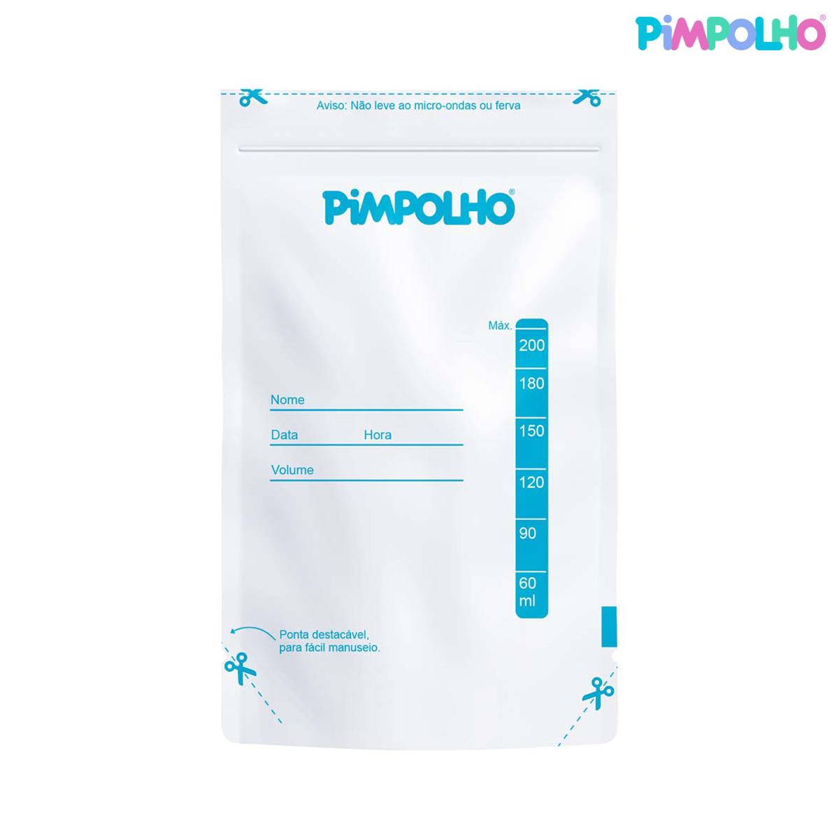 Sacos De Armazenamendo Para Leite Materno 200ml Pimpolho