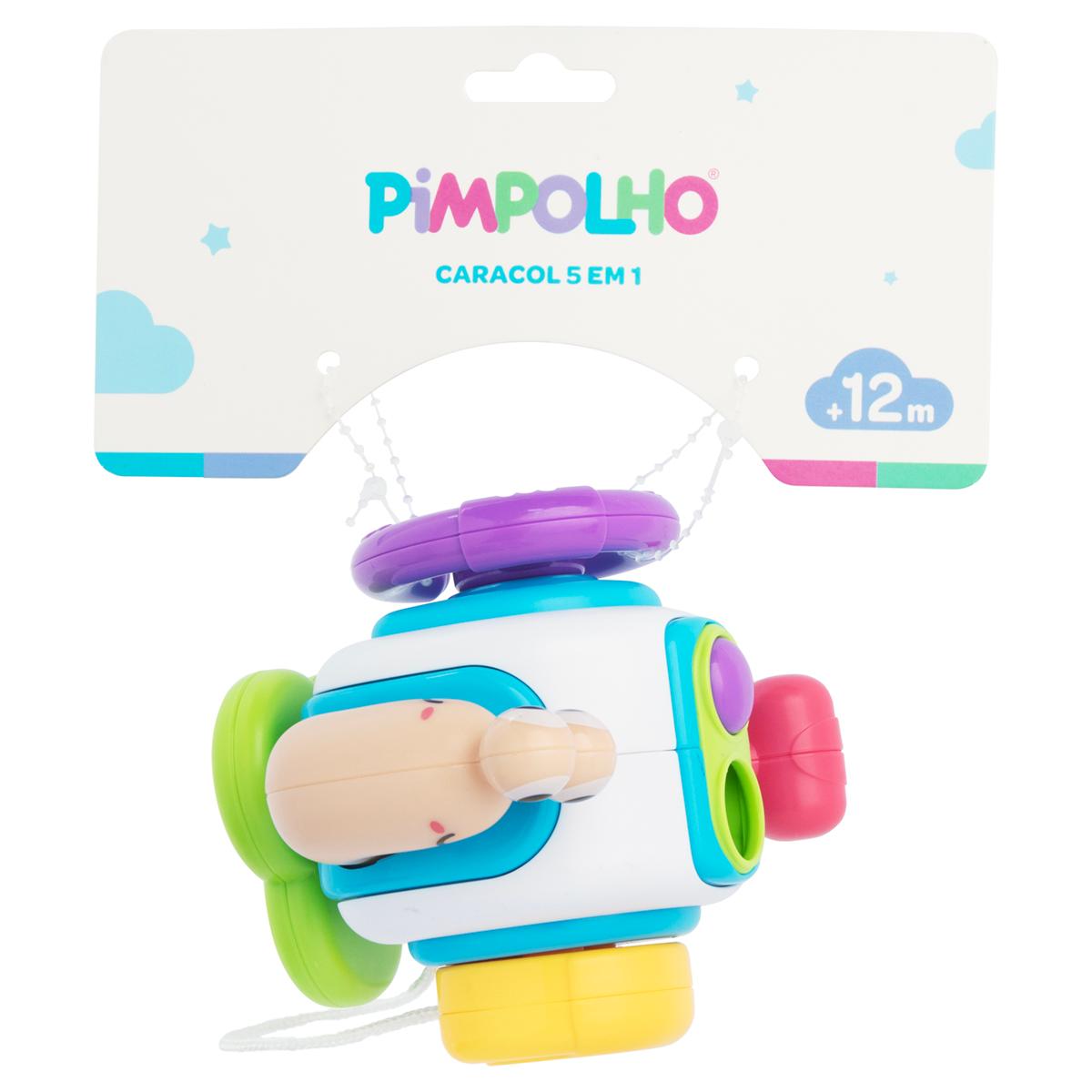 Caracol Interativo 5 Em 1 Infantil Pimpolho