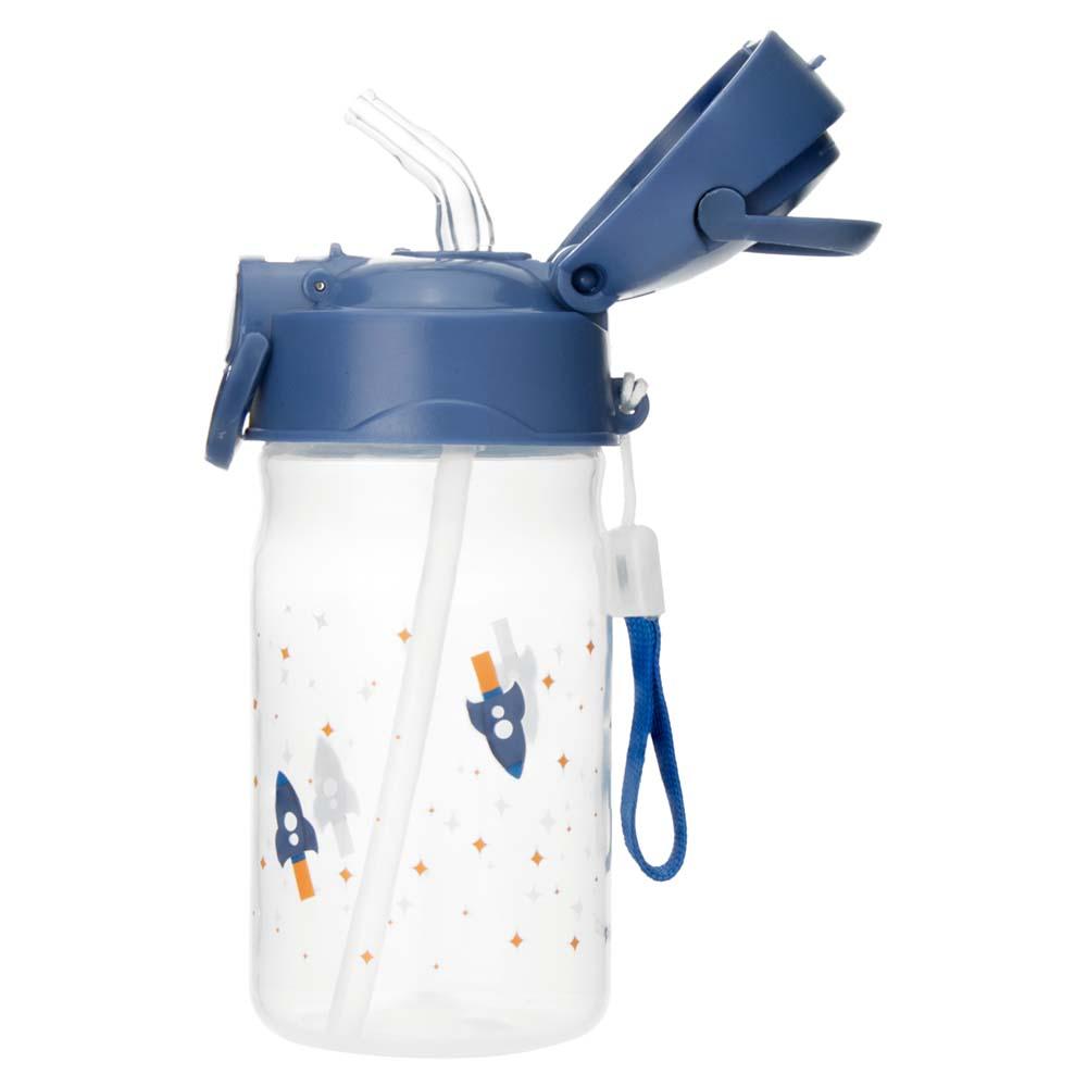Copo Infantil Com Canudo Silicone 370ml Pimpolho