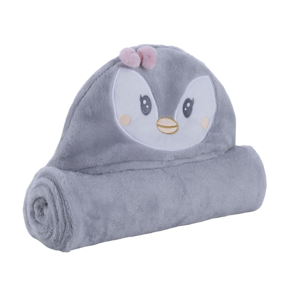 Manta Com Capuz 75x100cm Infantil Pimpolho