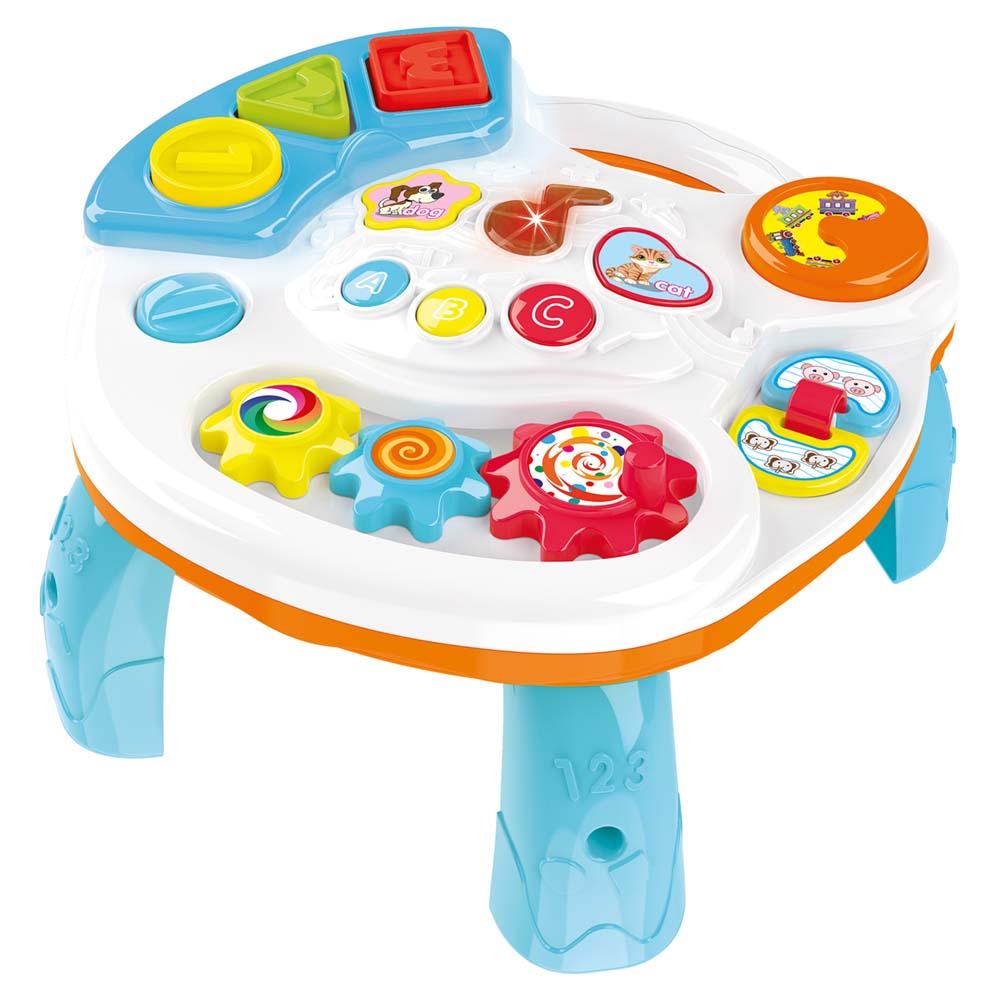 Mesa De Atividades Educacional Infantil Pimpolho Branco/Azul