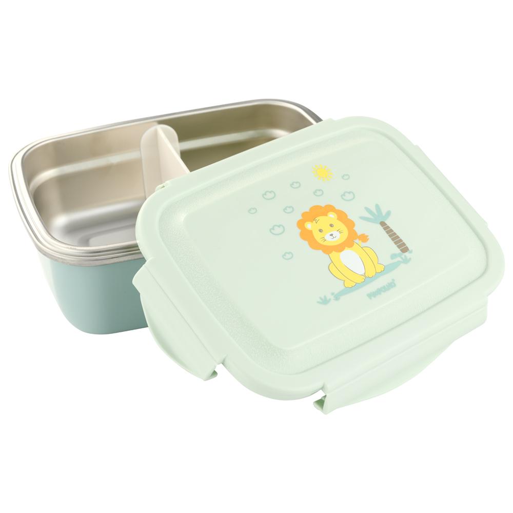 Lancheira Bentô Box 550ml Girafa Leão BPA Free Pimpolho