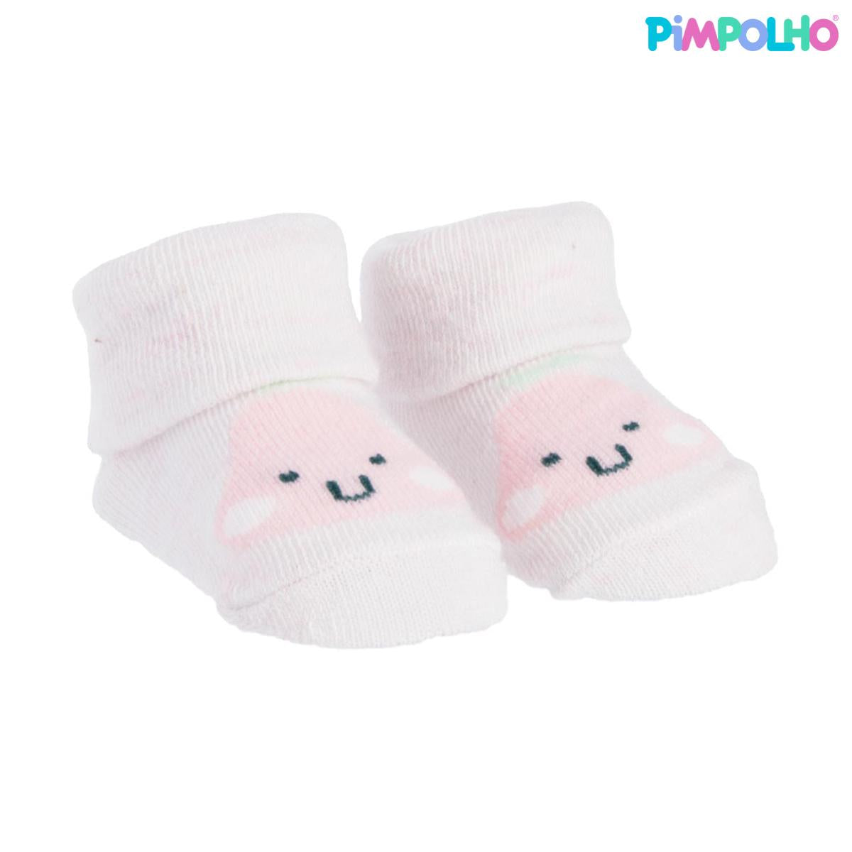 Kit Meias RN Feminino Pimpolho 2 Pares Conforto