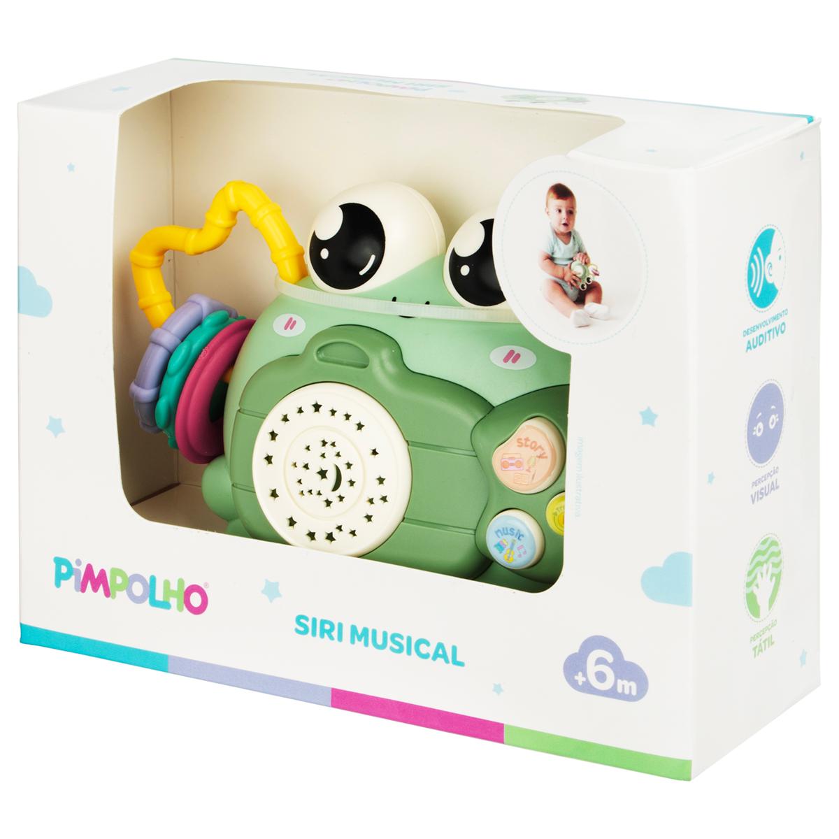 Brinquedo Infantil Siri Musical Pimpolho
