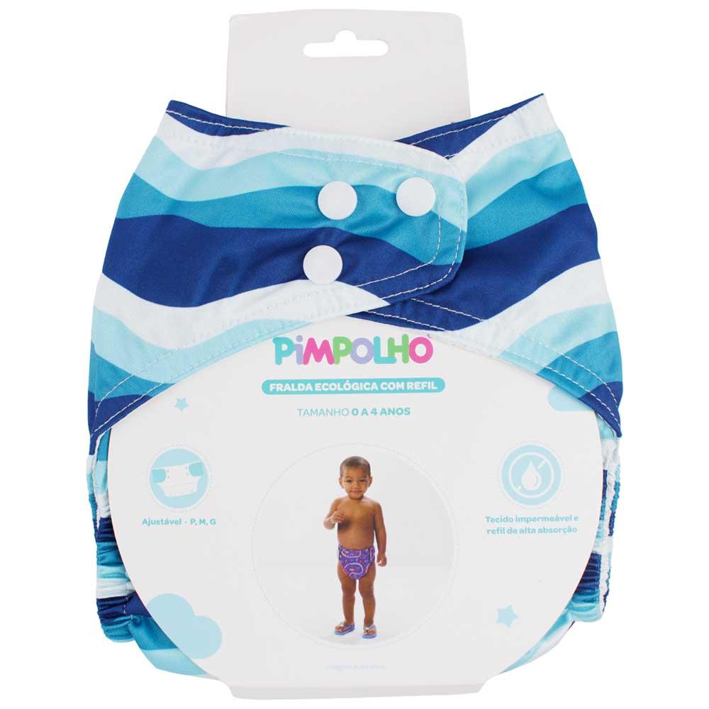 Fralda Ecológica Com Refil 00-04 Anos Infantil Pimpolho