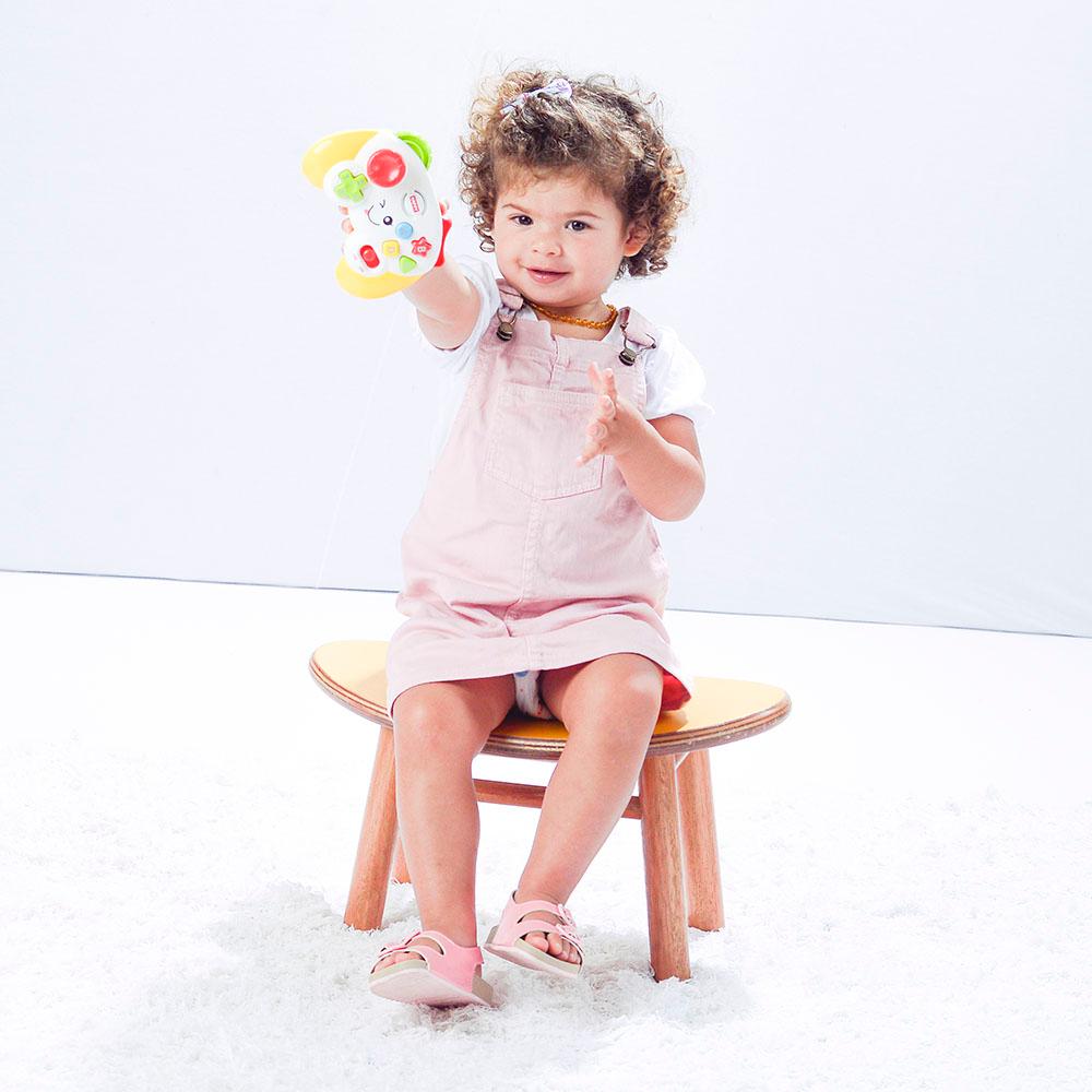 Controle De Vídeo Game Musical Para Bebê Infantil Pimpolho