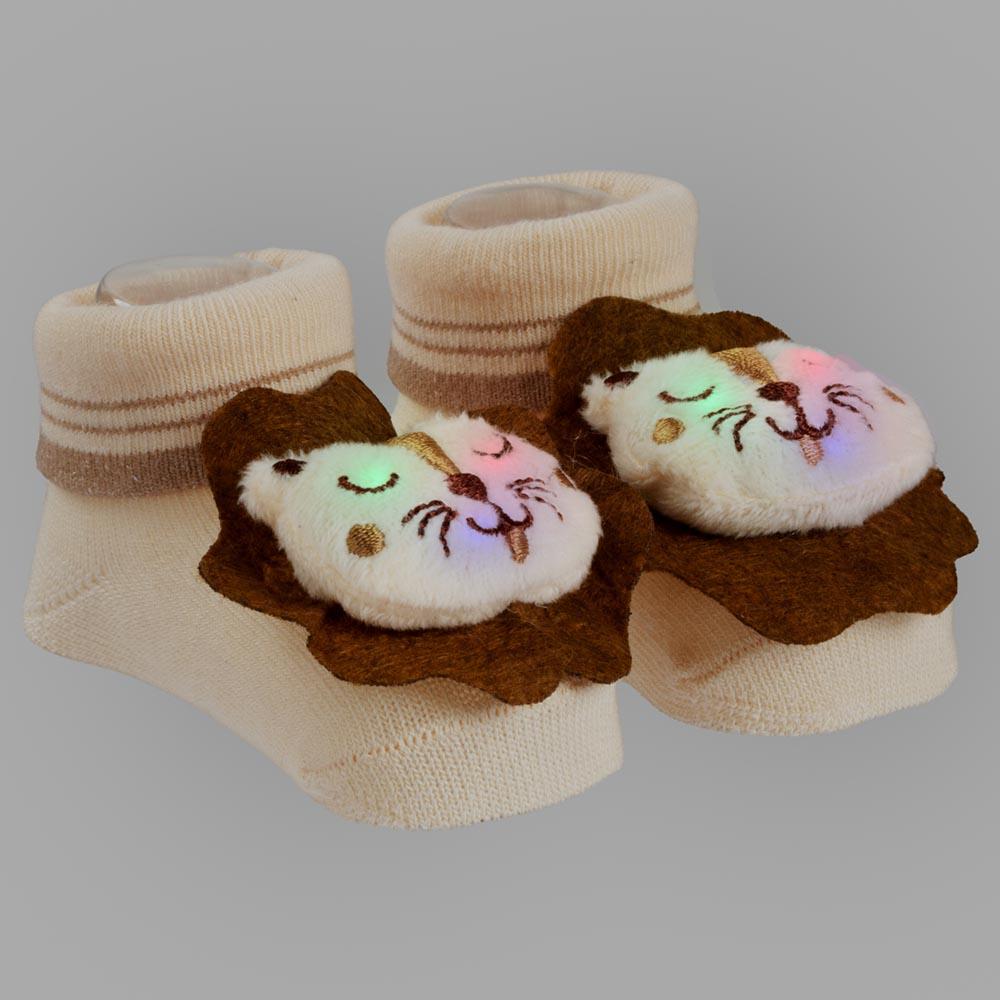 Meia Pimpolho Infantil Bichinho Led 00-15