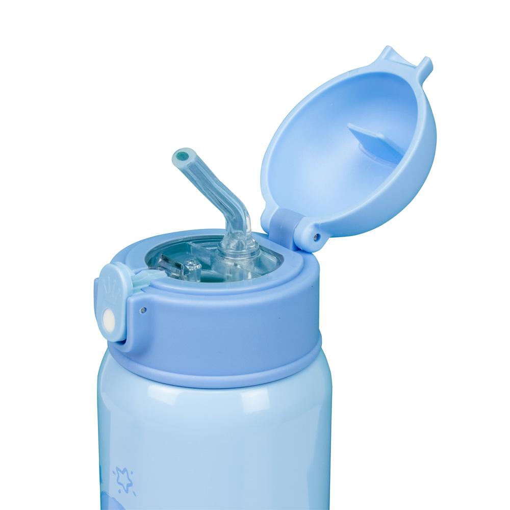 Garrafa Térmica Pimpolho Inox 400ml Com Canudo Infantil