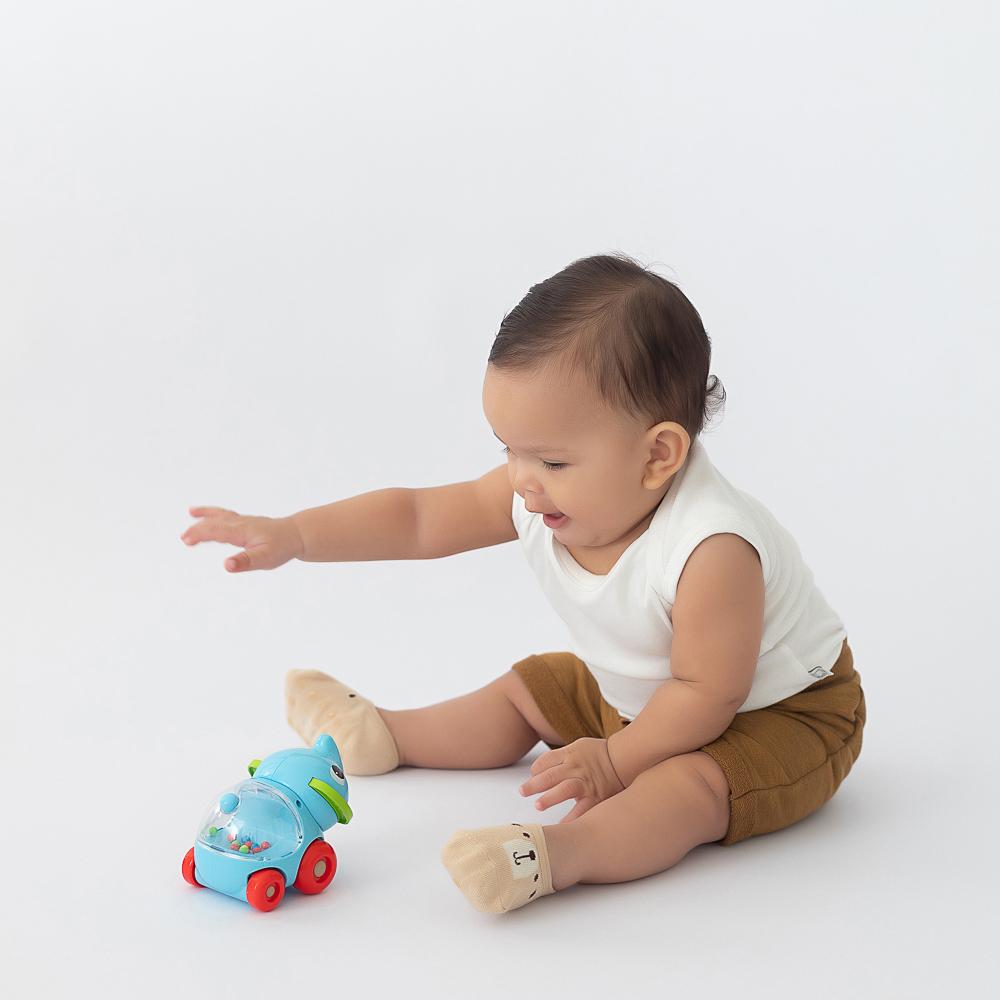 Chocalho Elefante Infantil Pimpolho Carrinho 0-24 meses