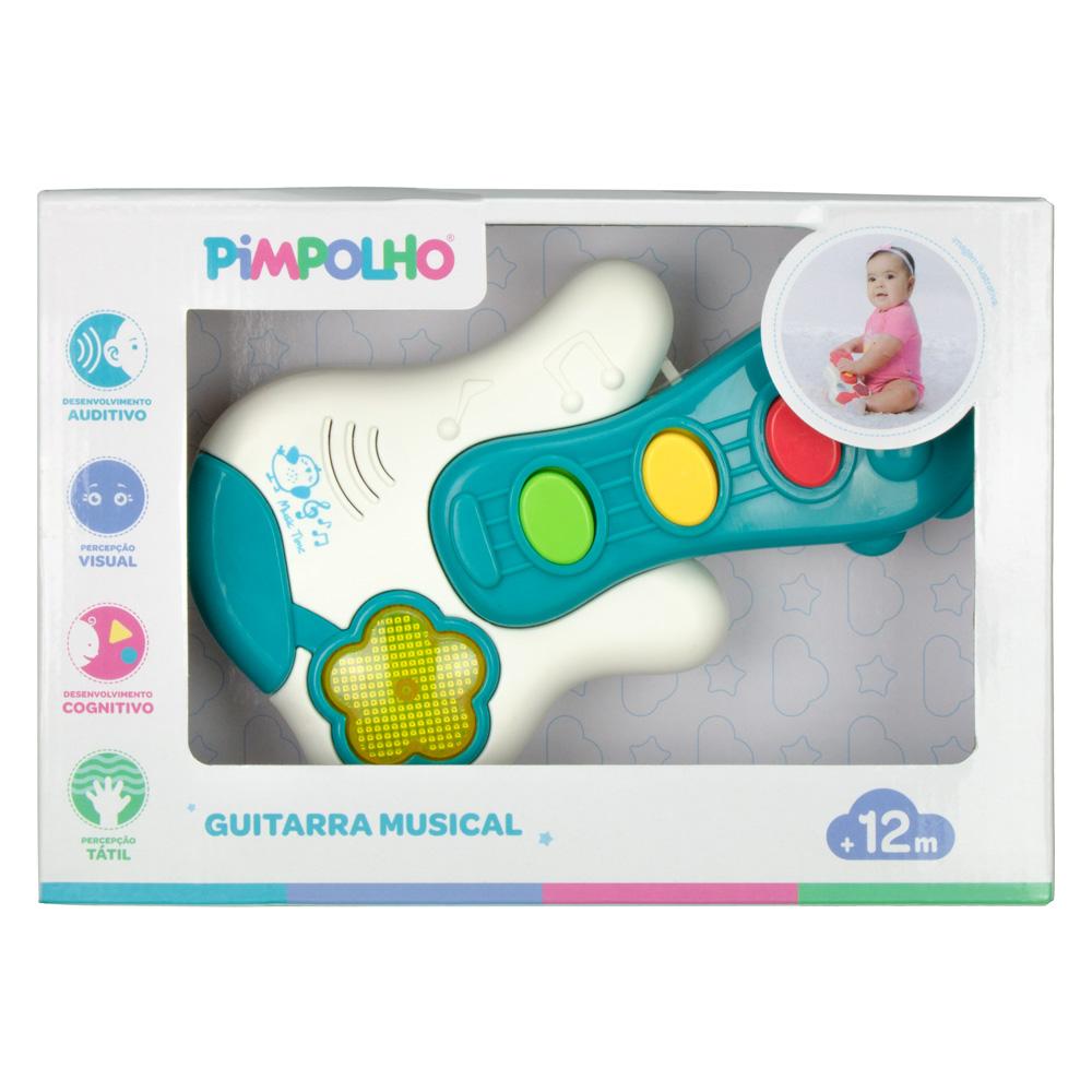 Guitarra Brinquedo Musical Bebês Pimpolho