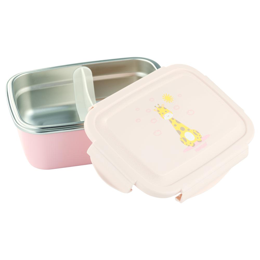 Lancheira Bentô Box 550ml Girafa Leão BPA Free Pimpolho