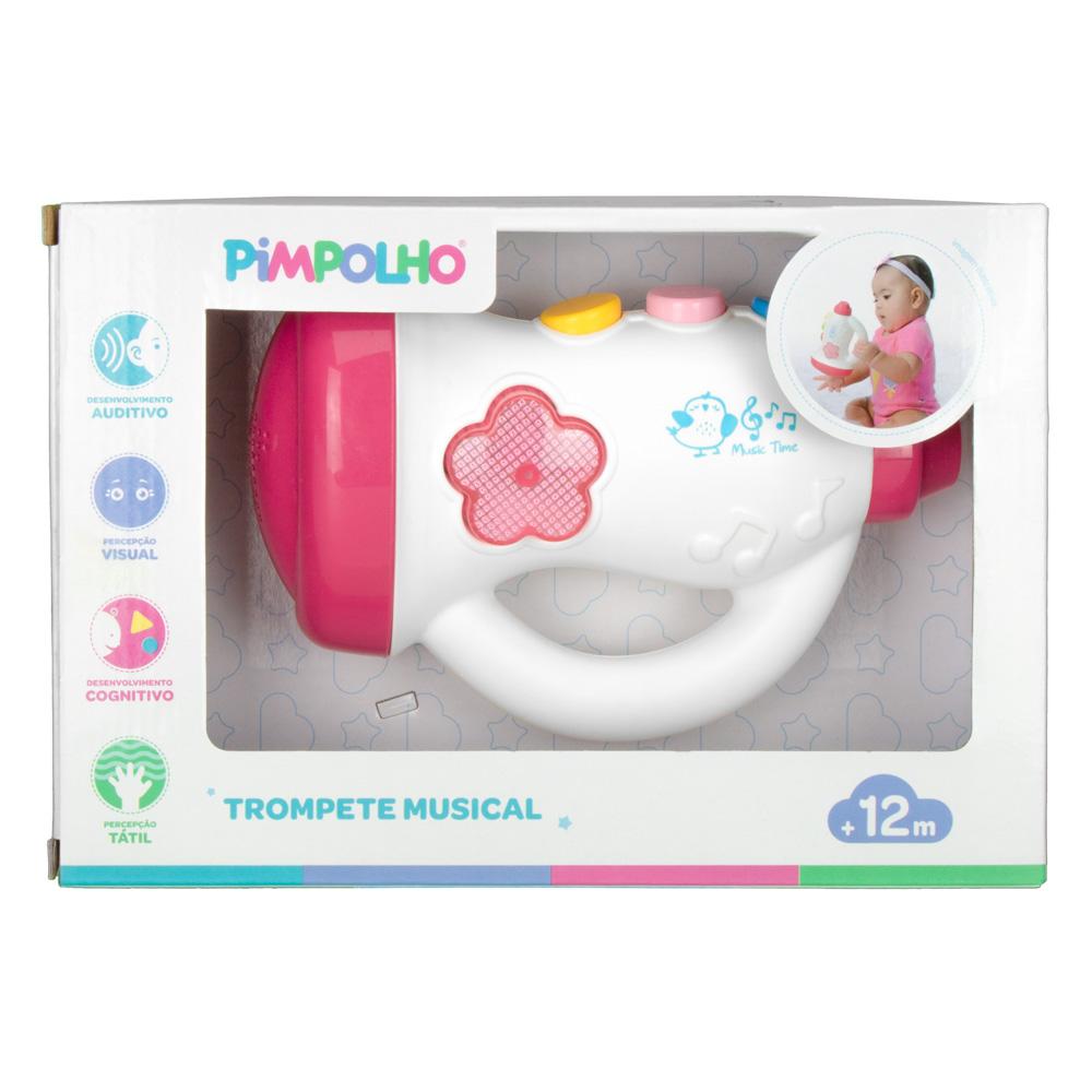 Trompete Musical Para Bebê Cores Pimpolho