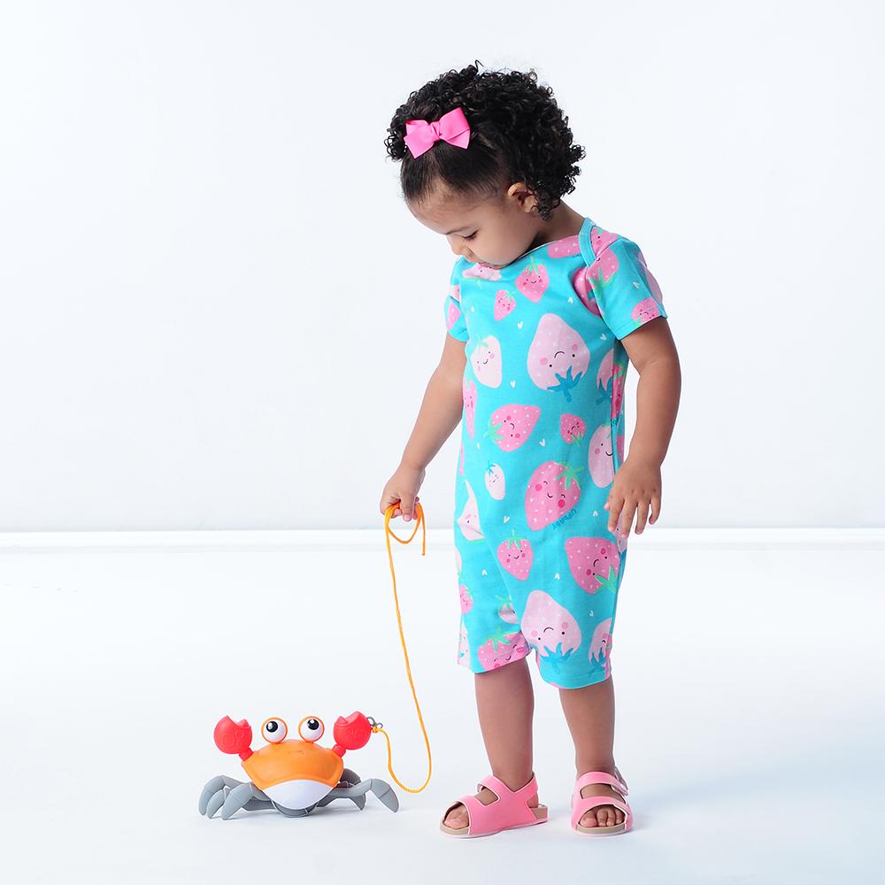 Brinquedo Pimpolho Infantil Caranguejo Deslizante Fujão