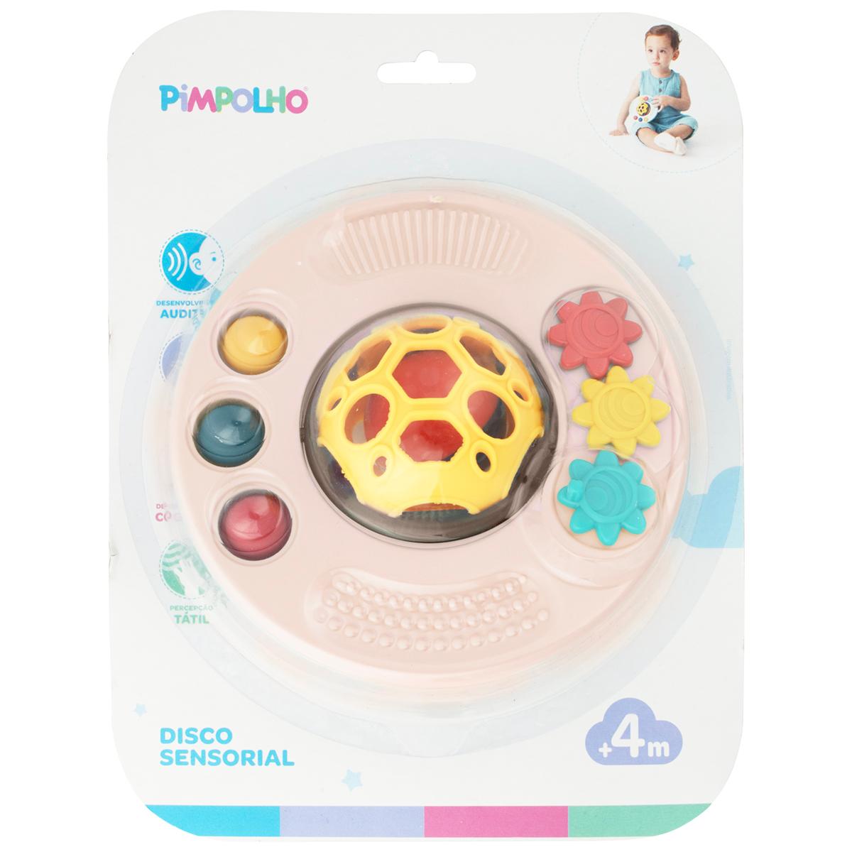 Brinquedo Infantil Disco Sensorial Sortido Pimpolho