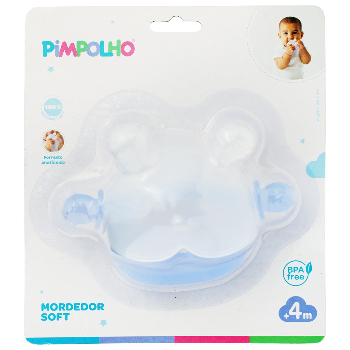 Mordedor De Silicone Massageador Bebê Soft Com Pega Pimpolho
