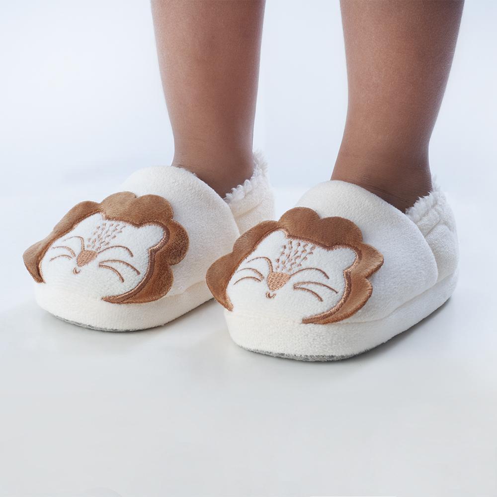 Pantufa Kids Leão Bege Masculino Pimpolho