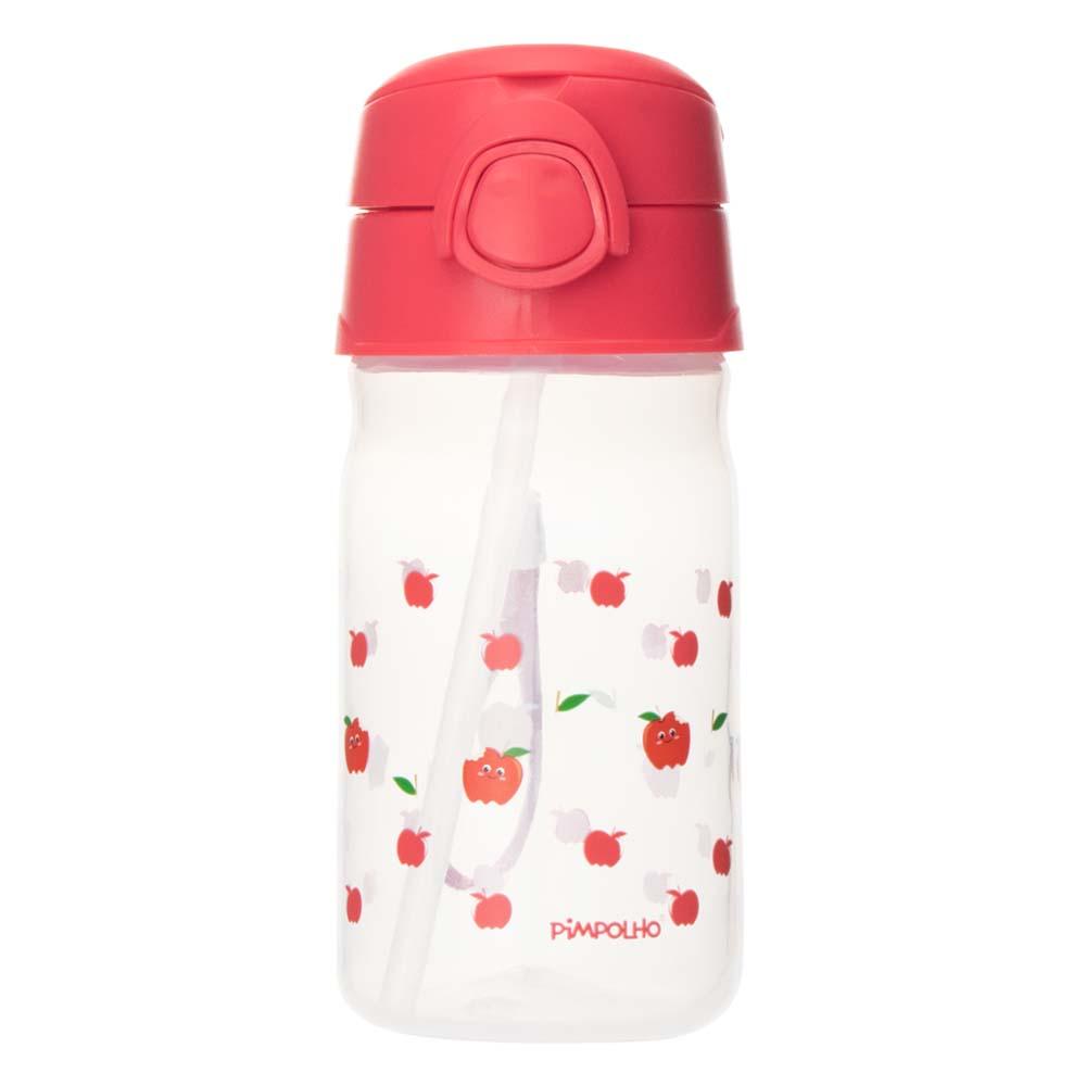 Copo Infantil Com Canudo Silicone 370ml Pimpolho