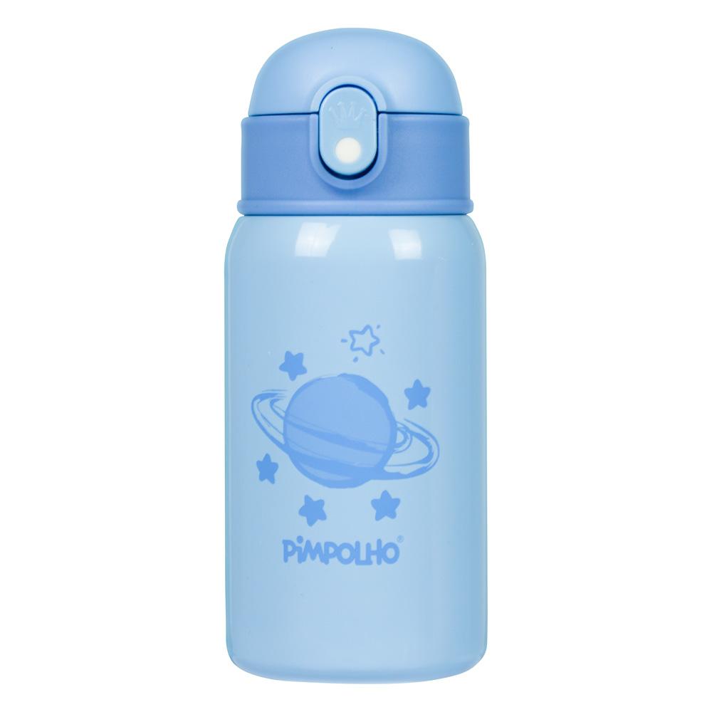 Garrafa Térmica Pimpolho Inox 400ml Com Canudo Infantil