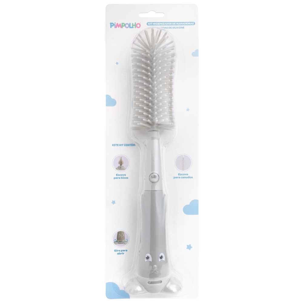 Kit Higienizador De Mamadeira Silicone Infantil Pimpolho