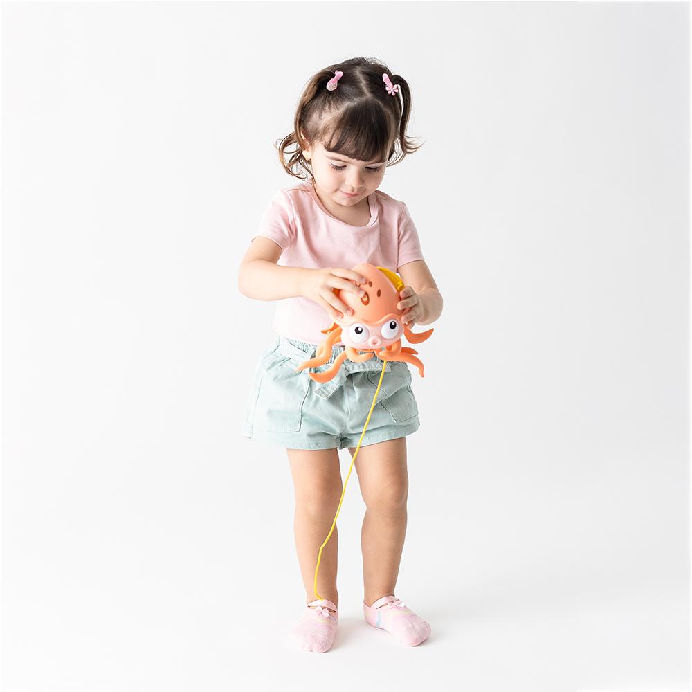 Brinquedo de Banho Polvo Deslizante Infantil Pimpolho