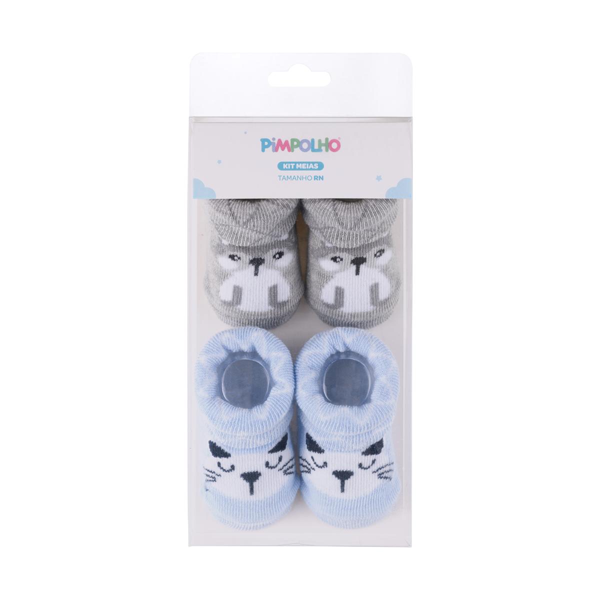 Kit Meias RN Masculino Pimpolho 2 Pares Conforto