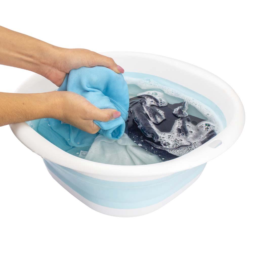 Bacia Retrátil Para Bebê 9L Prática Dobrável Para Roupas Viagem E Organização 0 A 10 Meses Pimpolho