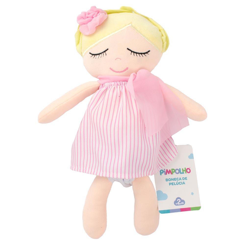 Boneca De Pelúcia 30cm Feminino Pimpolho