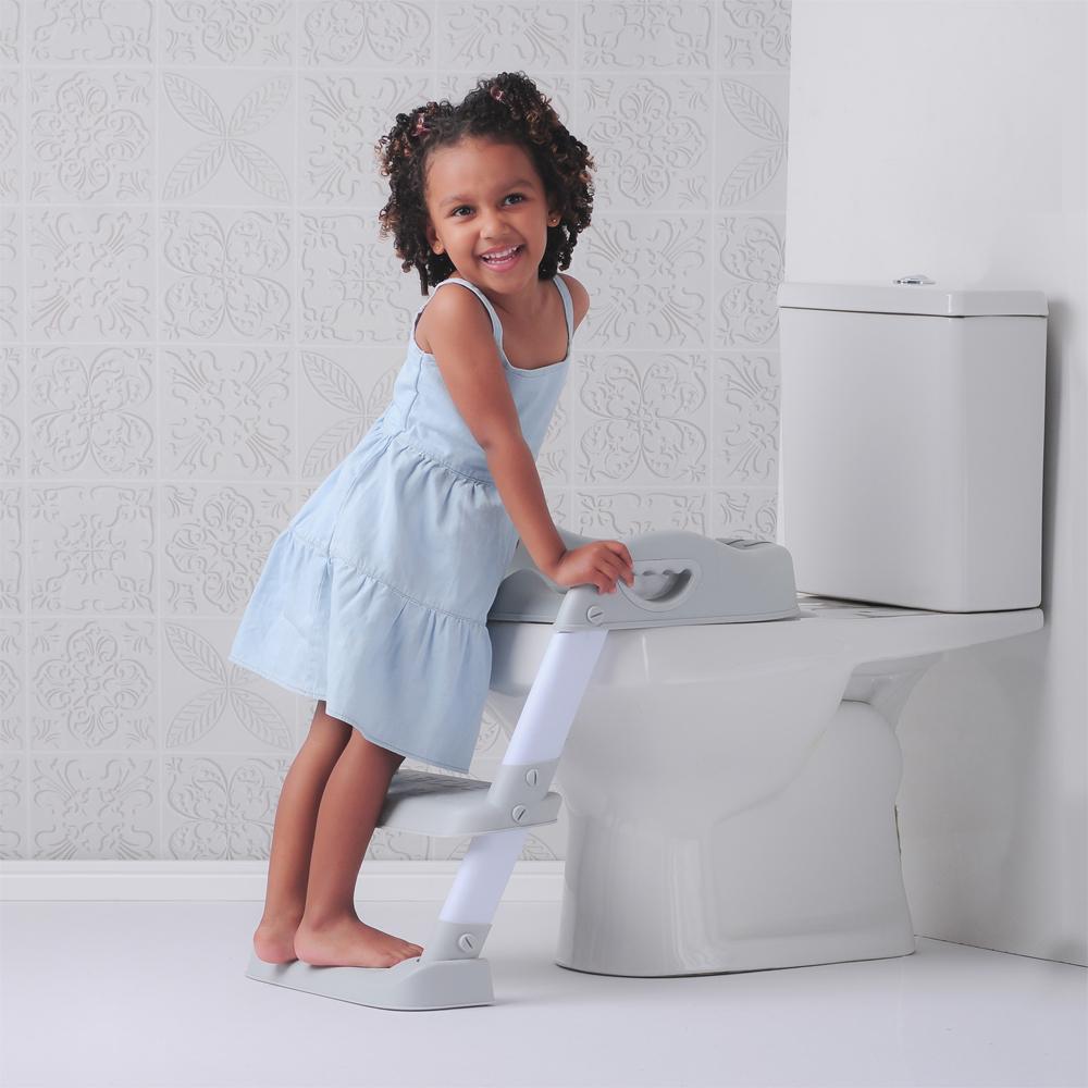 Troninho Redutor Assento Vaso Sanitário Infantil Com Escada