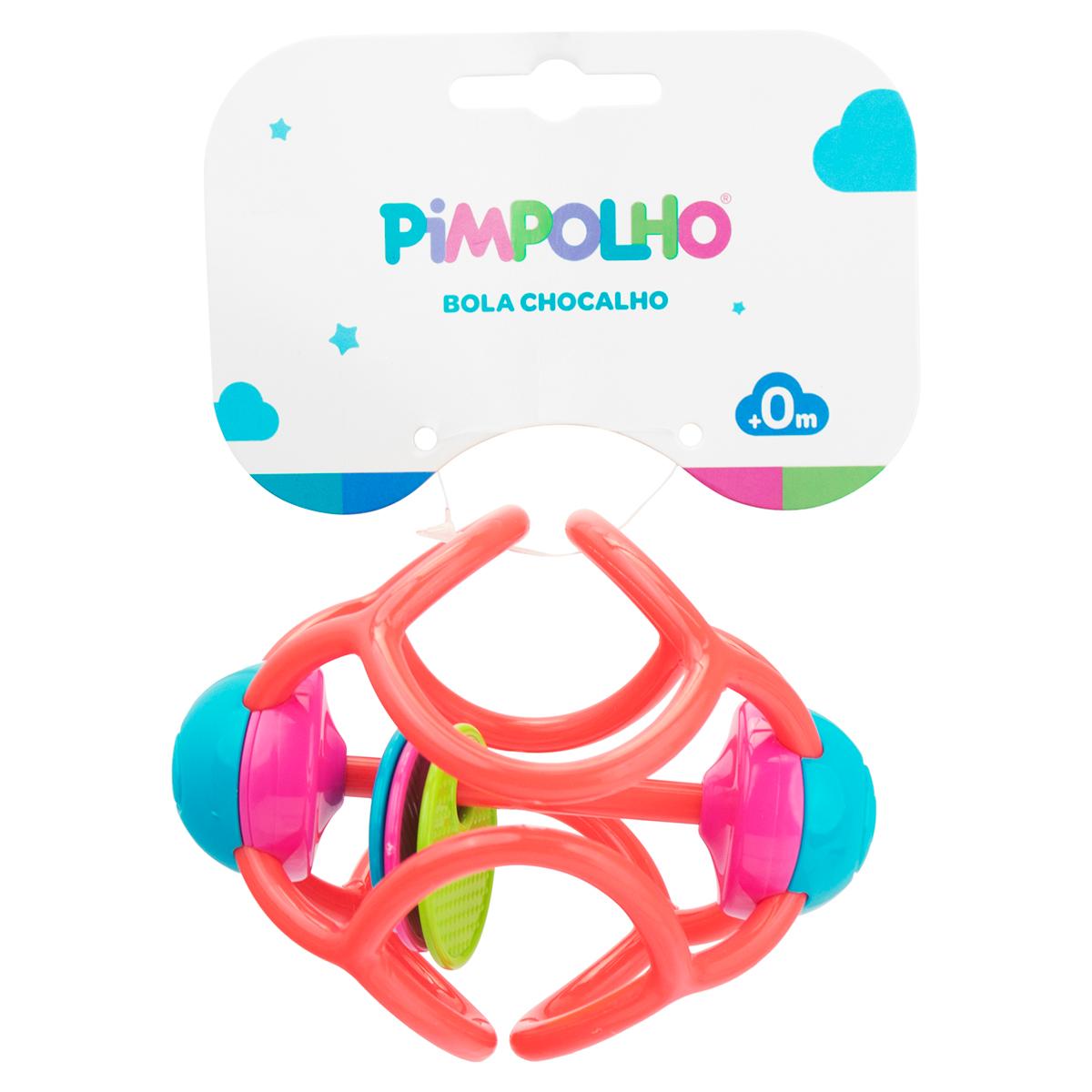 Chocalho Infantil Bola Sortido Pimpolho - Colorido