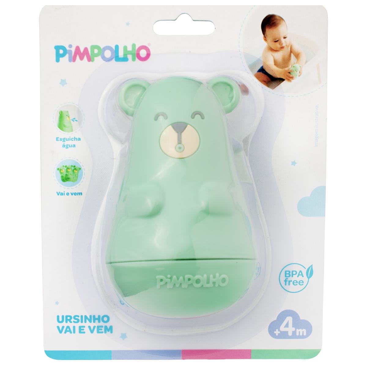 Brinquedo De Banho Vai E Vem Urso Unissex Pimpolho