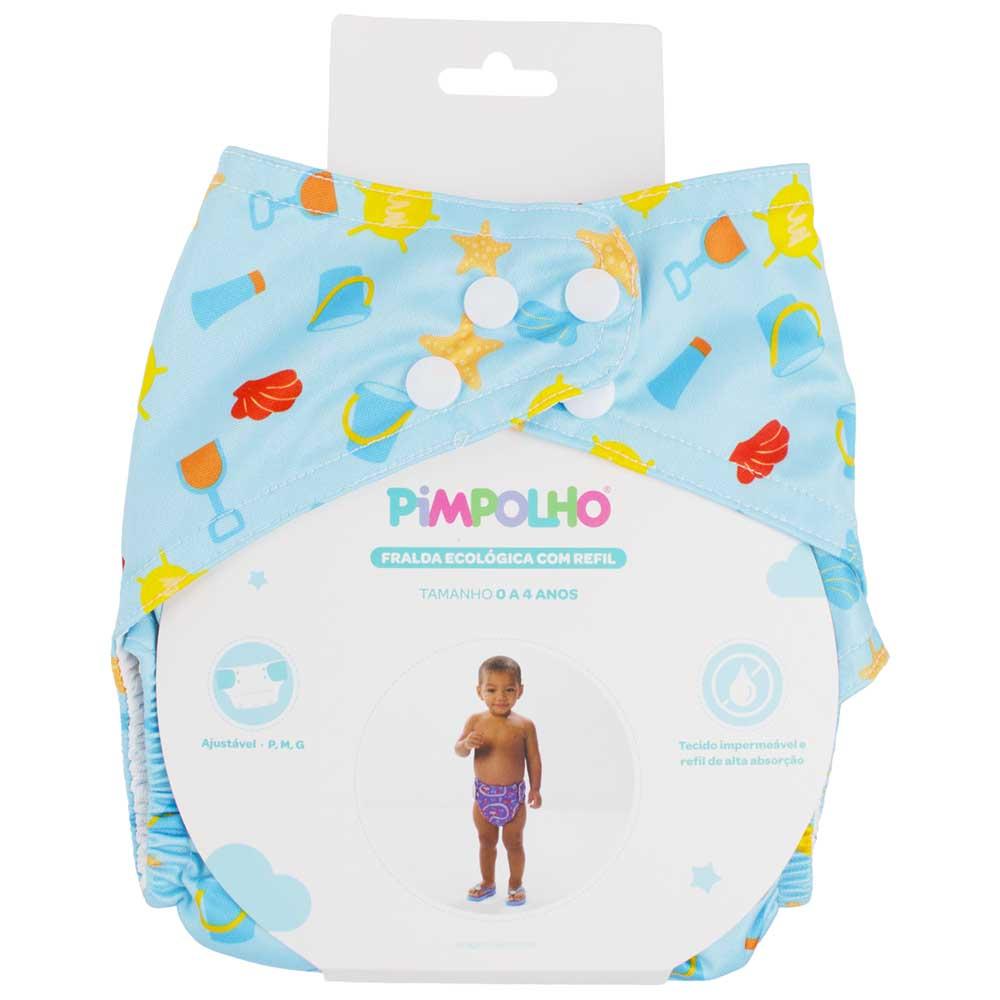 Fralda Ecológica Com Refil 00-04 Anos Infantil Pimpolho