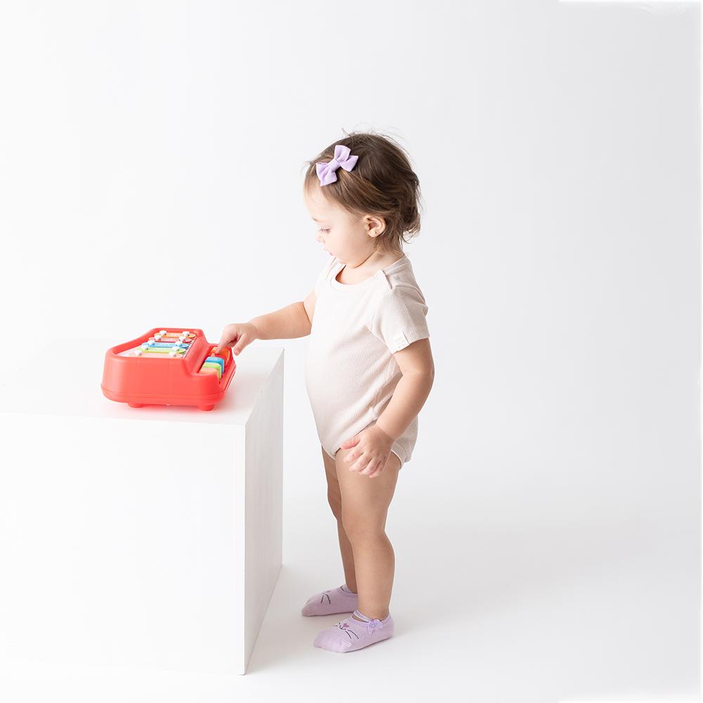 Mini Piano Xilofone Infantil Pimpolho