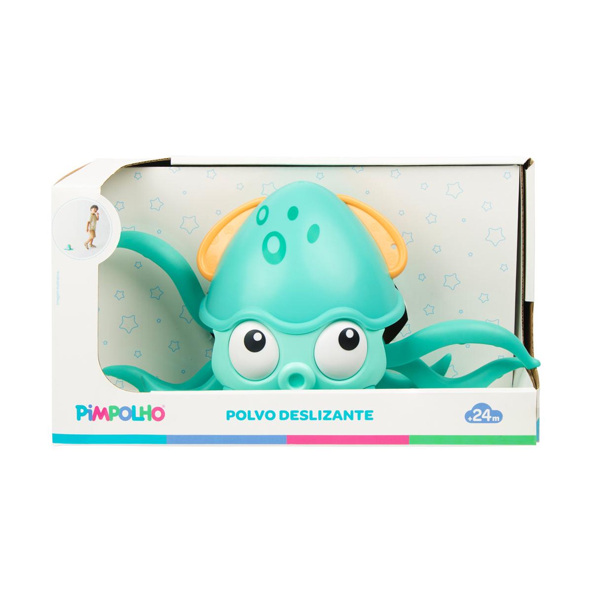Brinquedo de Banho Polvo Deslizante Infantil Pimpolho