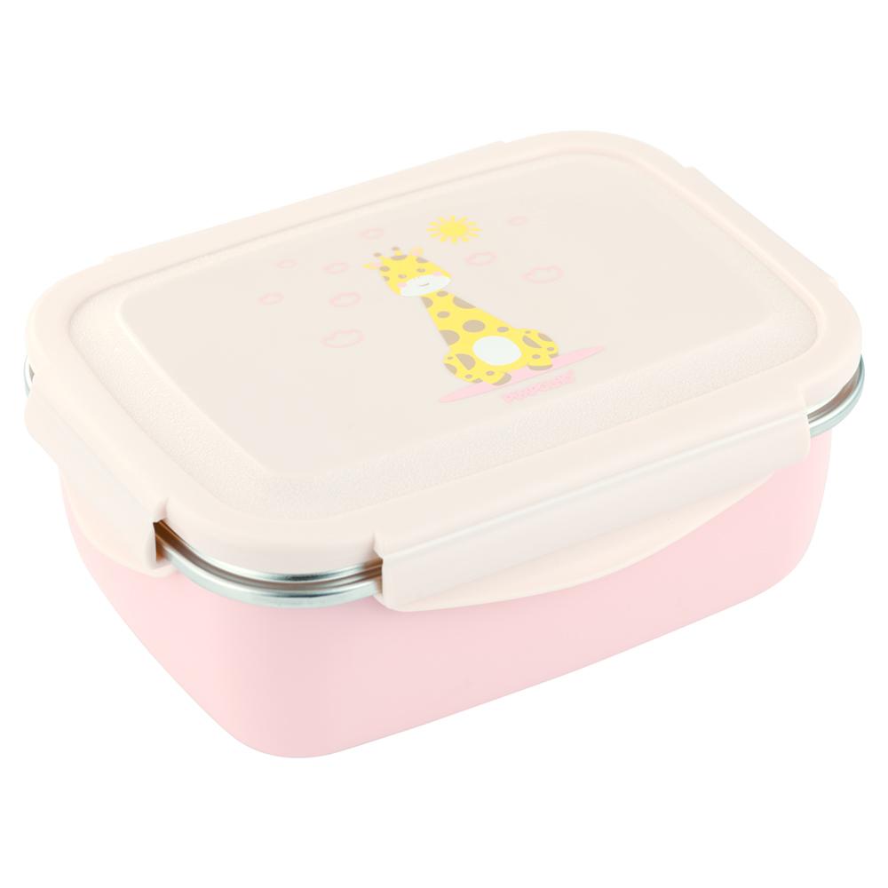 Lancheira Bentô Box 550ml Girafa Leão BPA Free Pimpolho