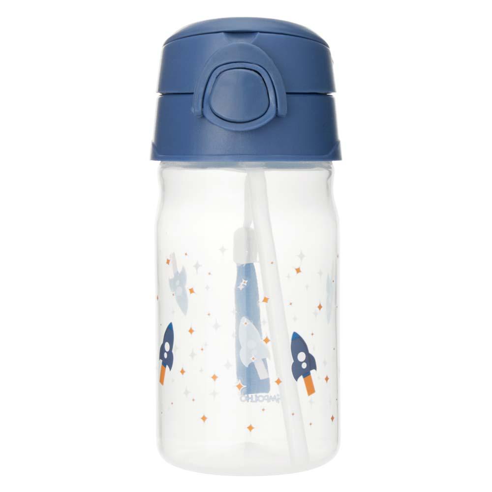 Copo Infantil Com Canudo Silicone 370ml Pimpolho