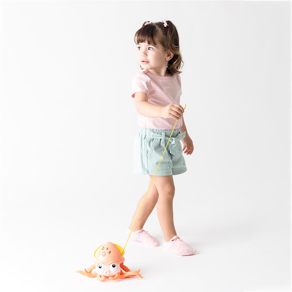Brinquedo de Banho Polvo Deslizante Infantil Pimpolho