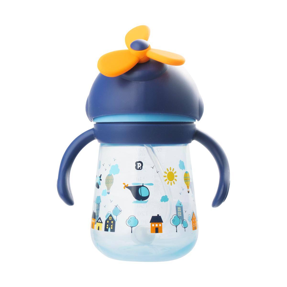 Copo Divertido Com Hélice 330ml Infantil Pimpolho