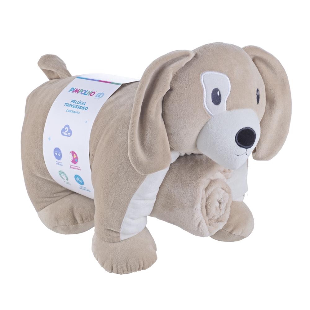 Travesseiro Com Manta Cachorro Masculino Pimpolho