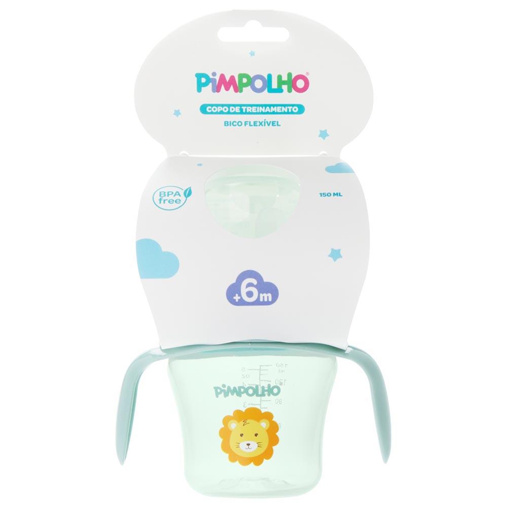 Copo De Treinamento Com Alça e Bico Flexível 150ml Pimpolho