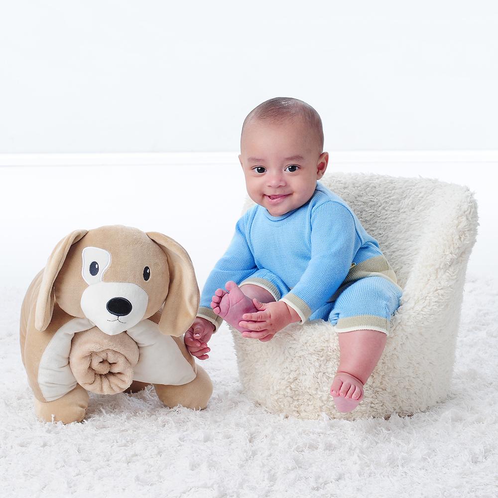 Travesseiro Com Manta Cachorro Masculino Pimpolho