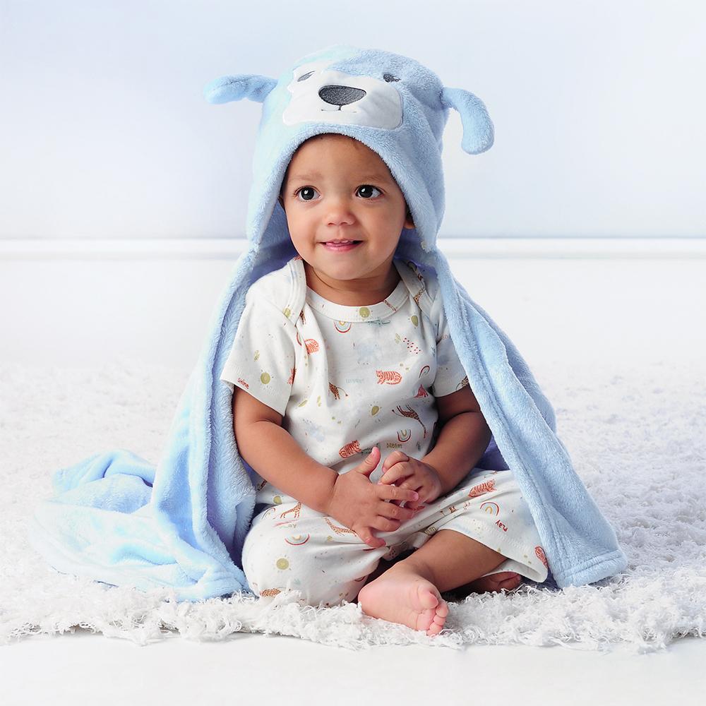 Manta Com Capuz 75x100cm Infantil Pimpolho