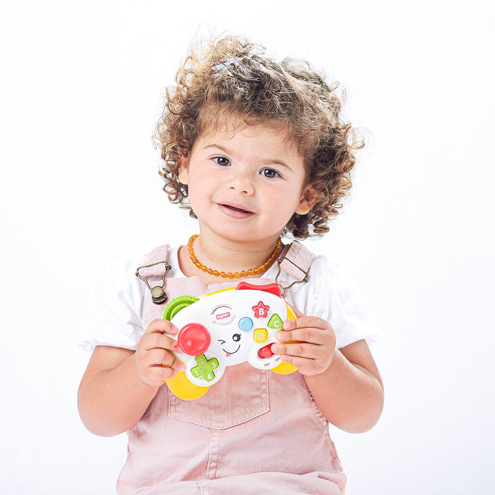 Controle De Vídeo Game Musical Para Bebê Infantil Pimpolho