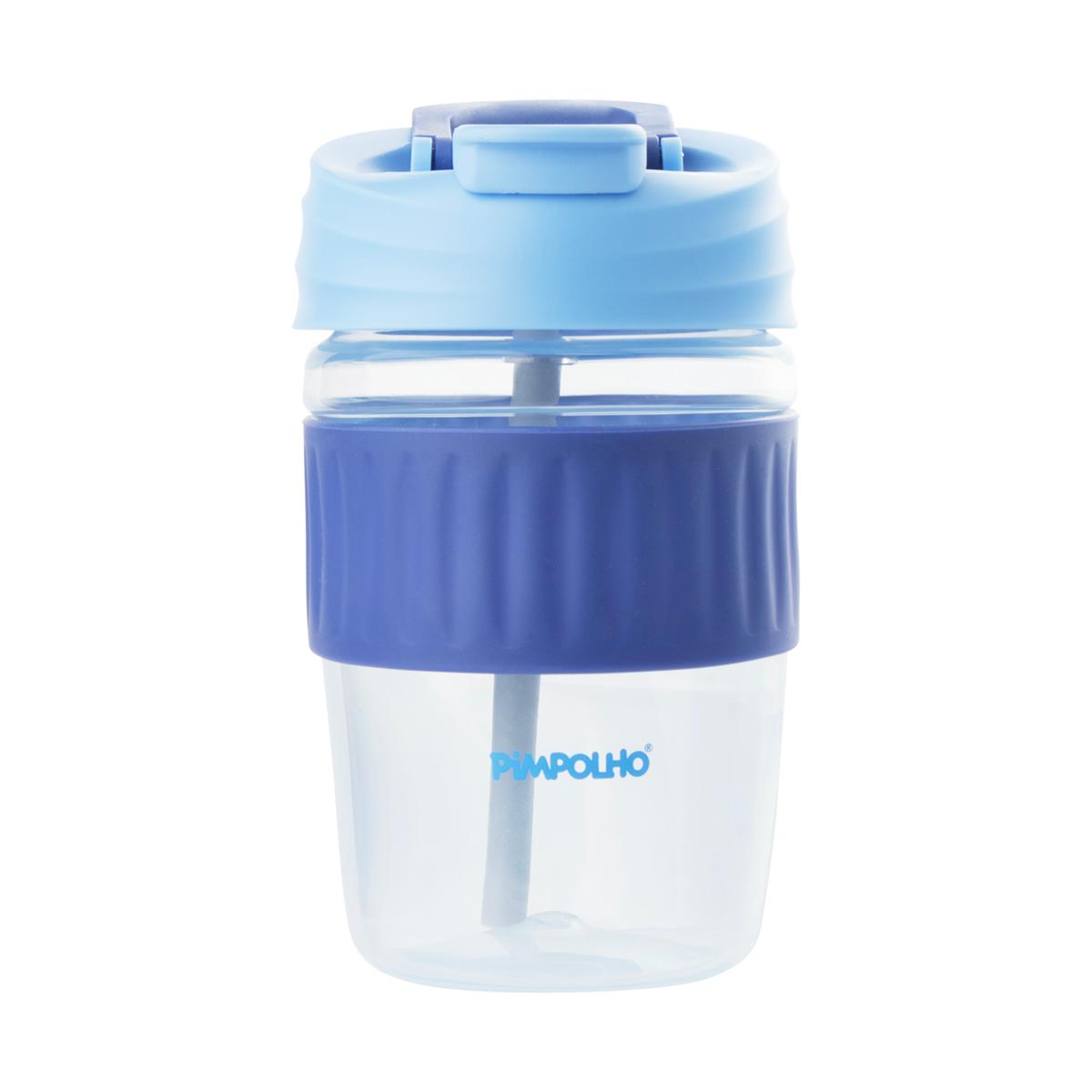 Copo 2 Em 1 Infantil Canudo E Bico 350ml Pimpolho