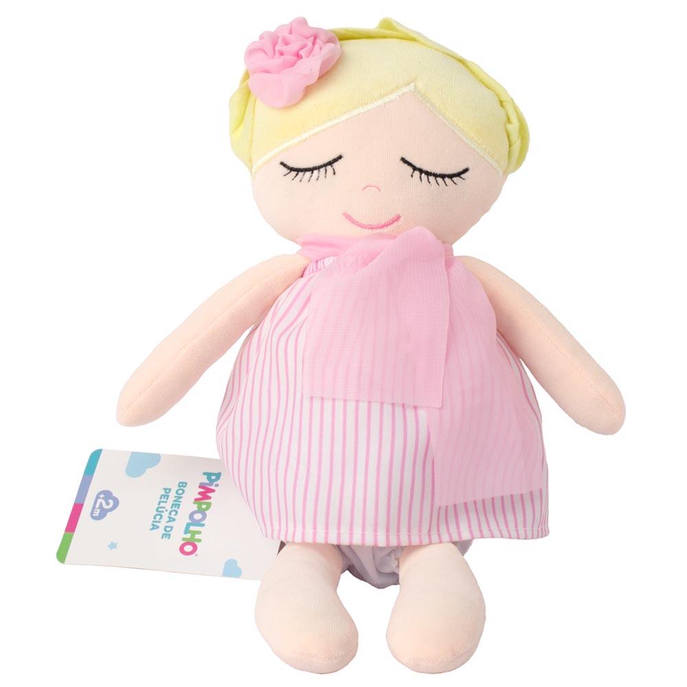 Boneca De Pelúcia 30cm Feminino Pimpolho