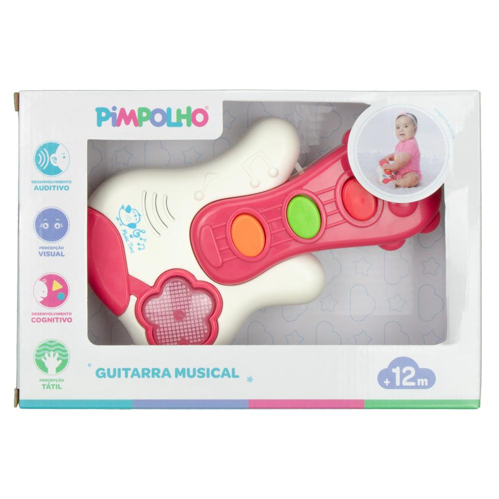 Guitarra Brinquedo Musical Bebês Pimpolho