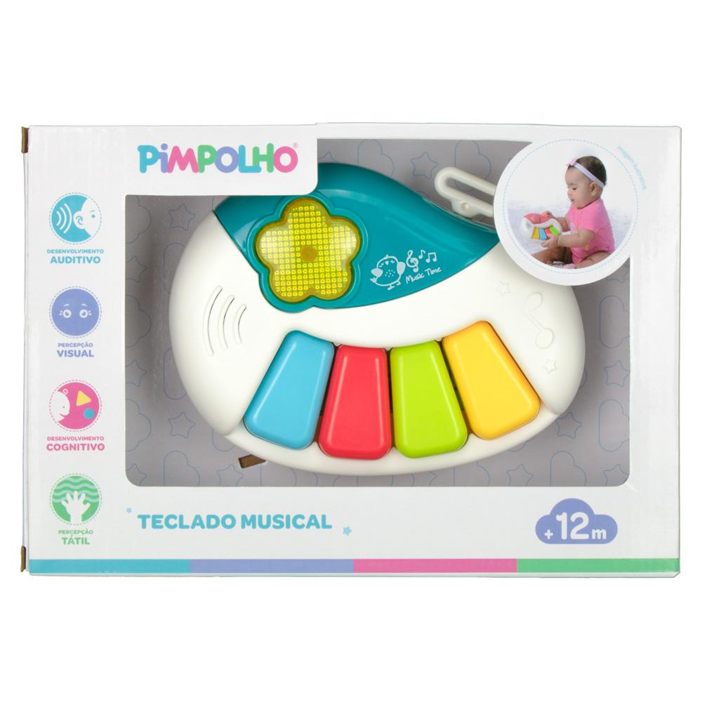 Teclado Musical Para Bebê Sortido Pimpolho