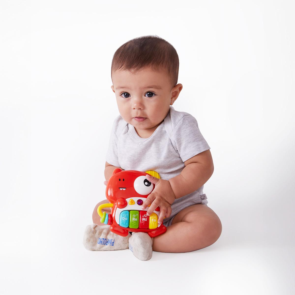 Piano Musical Dinossauro Infantil Pimpolho
