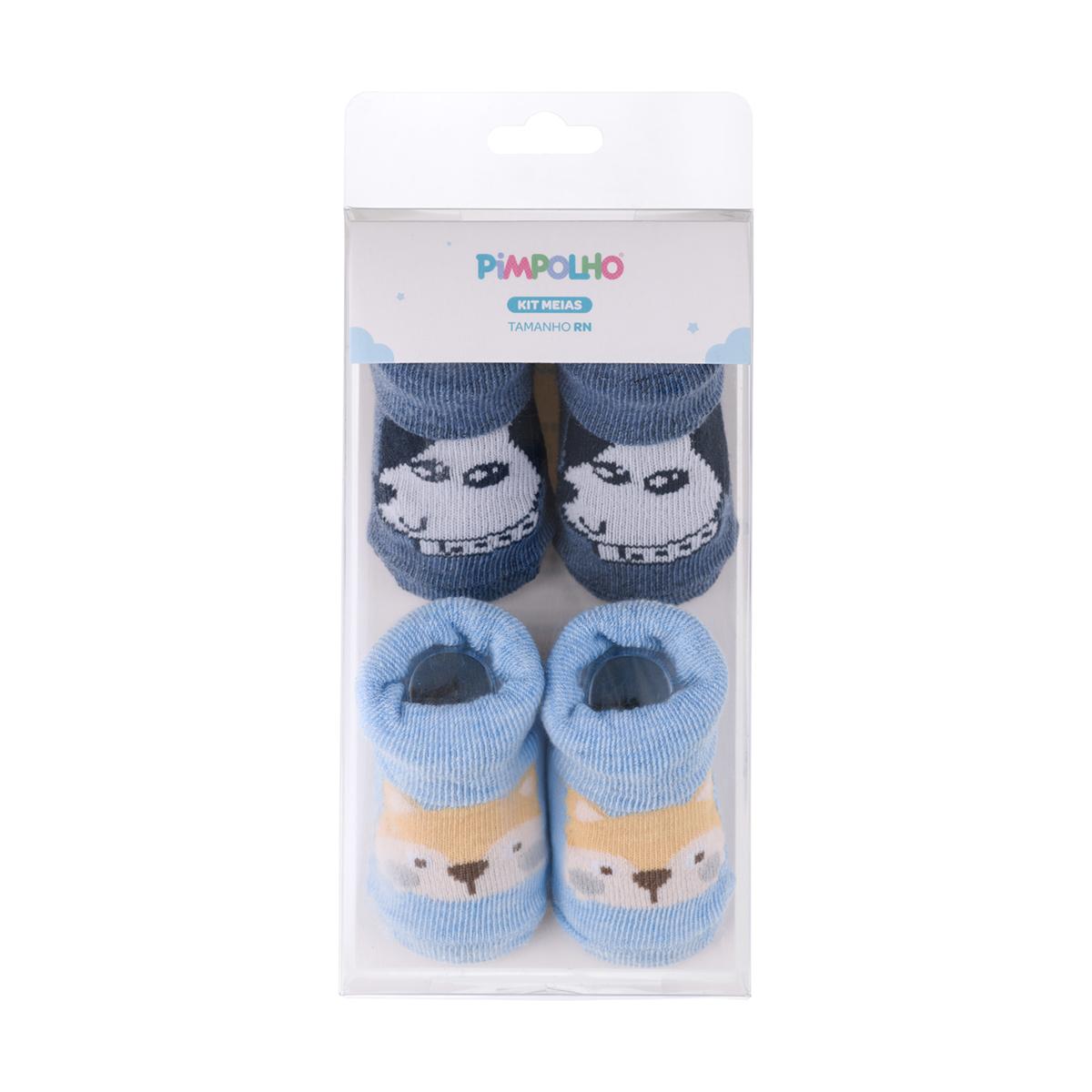 Kit Meias RN Masculino Pimpolho 2 Pares Conforto