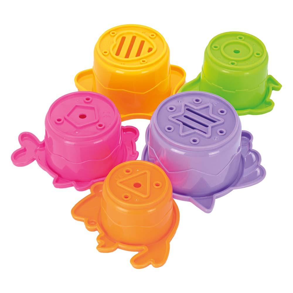Copos De Empilhar Bichinhos Infantil Pimpolho Colorido